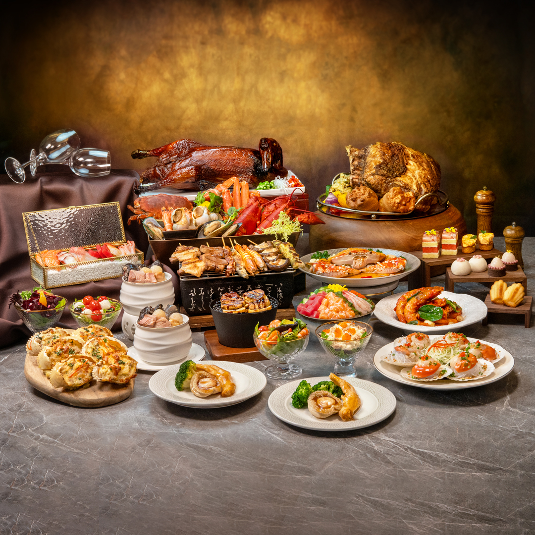 Opulent Dinner Buffet Braised Abalone • Roast Crispy Goose